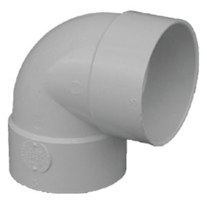 4 In. SDR 35 90 Deg. PVC Drain Elbow