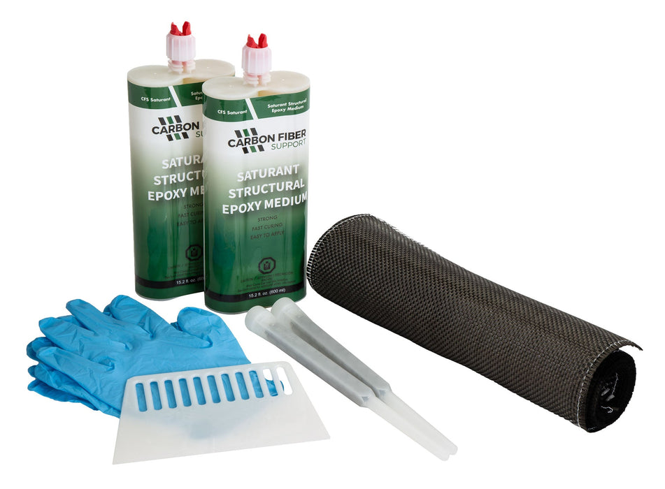 CFS Carbon Fiber 600 Bi Crack Repair Kit - 10 feet x 12 inch