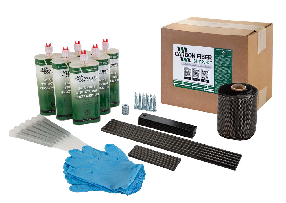 CFS 600 gsm Bi Carbon Fiber Kit 6 Pack - 54 feet x 6 inch