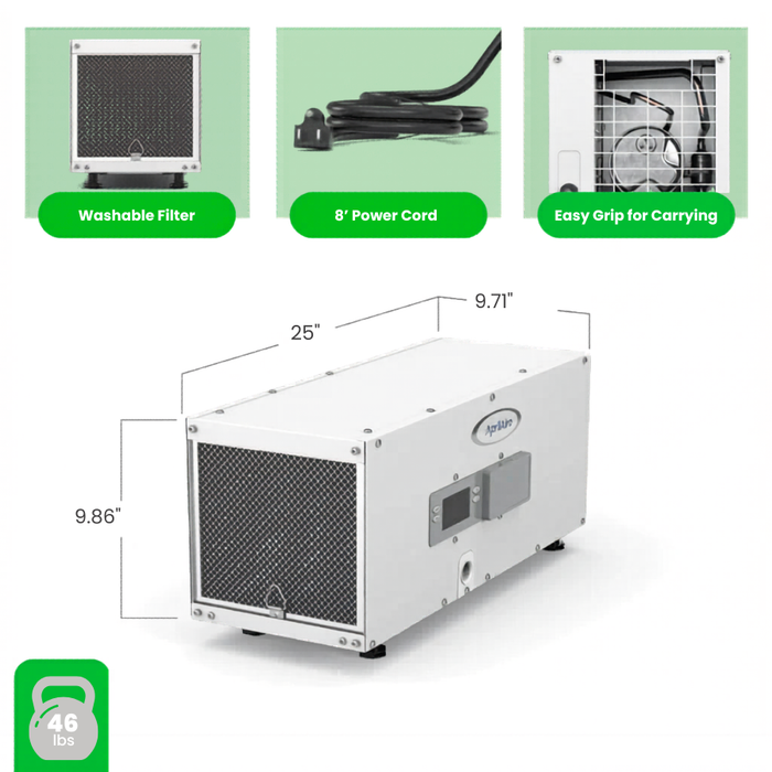 AprilAire E050 - 50 Pint Crawlspace Dehumidifier