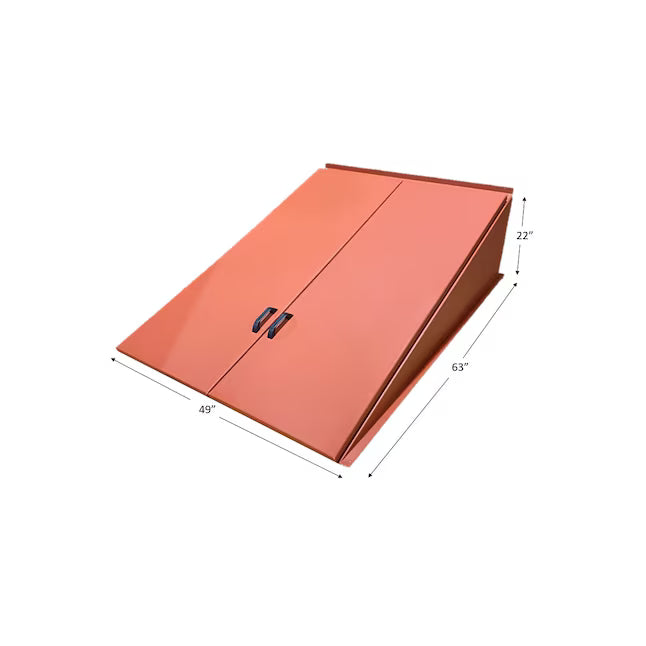 GORDON Primed Steel Cellar Bulkhead Door With Sides