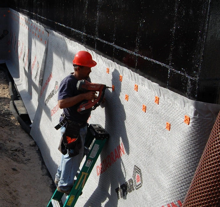DELTA®-DRAIN Below-Grade Moisture Barrier