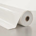 Roll of white vapor barrier on a gray surface