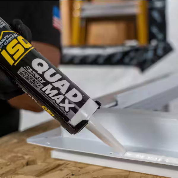 QUAD Max 9.5 fl. oz. Bilco Gray #525 Exterior, Window, Door, and Siding Caulk Sealant