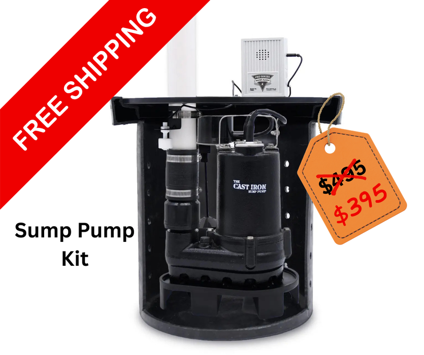 Pro Series 1/3HP Sump Pump Kit
