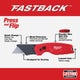 Milwaukee FASTBACK Compact Folding Utility Knife