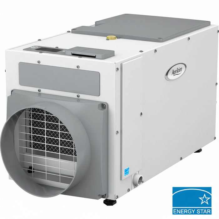 Air conditioning unit with visible brand logo on a white background