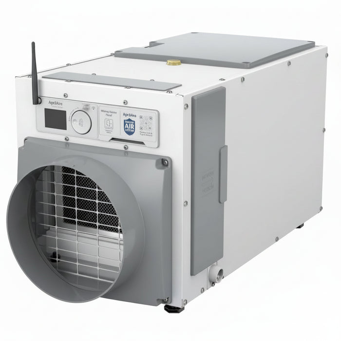 Air handling unit with visible brand logo on a white background