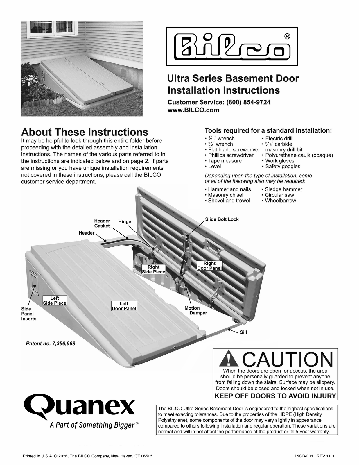 Ultra door components