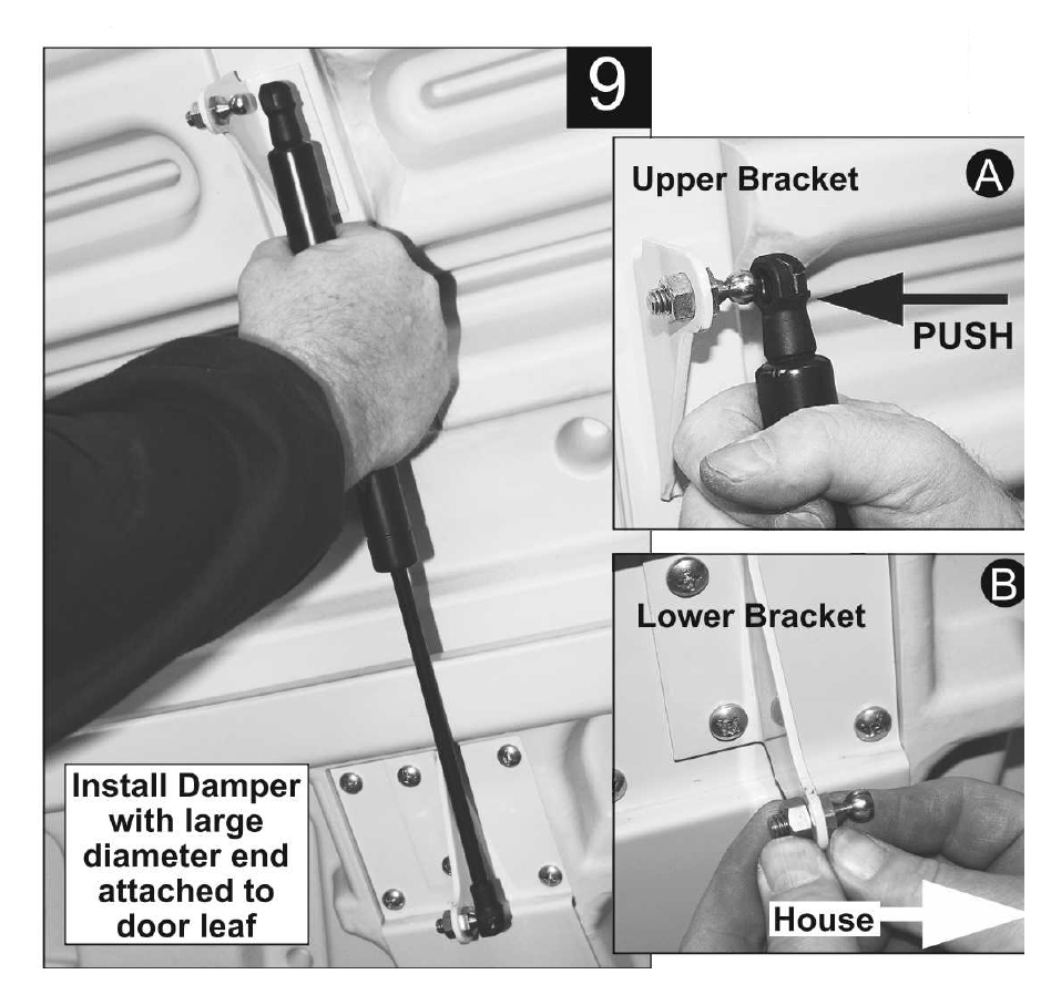 Ultra motion damper installation