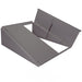 A gray BILCO Classic Series Powder Coated Basement Door in an open position.
